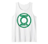 DC Green Lantern Logo Distressed Tank Top