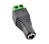 DC Head Connector Adapter Power Plug Head Connector Female Plug Connector for LED Tape Light Nice and Practical