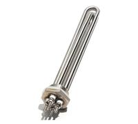 DC Heating Element 1 Inch DN25 Solar Water Heating Element Low Voltage Immersion Heater Tube 12V-48V 300W-1500W 304SS For Camper Electric Water Heater Parts(Type 1,24V_300W)