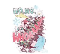 DC Ho Ho Whoaaaaaaa Men's Christmas T-Shirt - White - S - White