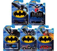 DC Hot Wheels Batman Blockbuster Character Diecast Cars - Set of X5
