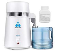 DC HOUSE 1 Gallon Water Distiller Machine, 750W Distilling Pure Water for Home Countertop Table Desktop, 4L Distilled Water Making Machine to Make Clean Water for Home