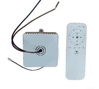 DC Inverter Fan Light Kit with 2 4G Remote Efficient Operation and Variable Frequency Control for Enhanced Comfort (A)