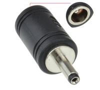 kenable DC Jack Plug Converter 5.5 X 2.1mm DC In Line Socket to 3.5mm x 1.3mm [5.5x2.1mm to 3.5x1.3mm]