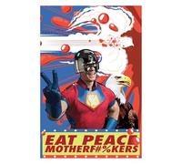 DC John Cena The Peacemaker Fleece Blanket | Super Soft 100% Polyester Throw | Warm & Cozy TV Blanket for Fans | 150cm x 100cm