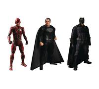 Mezco Toys Justice League Deluxe Steel Figures 1/12 Box Set 15 17 Cm