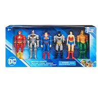 DC Justice League Flash, Cyborg, Superman, Batman, Wonder Woman & Aquaman Action Figure 6-Pack