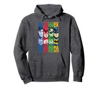 DC Justice League Stripped Pullover Hoodie
