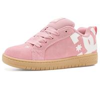 DC Kids Court Graffik Skate Shoe, Pink/Off White/Gum, 11 Little Kid