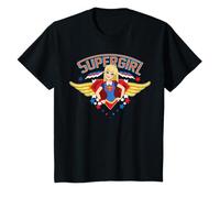 DC Kids Super Girl Logo Hips Framed T-Shirt