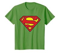 DC Kids Superman Logo Classic T-Shirt, Youth, Grass Green, 3T