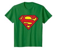 DC Kids Superman Logo Classic T-Shirt, Youth, Kelly Green, 2T