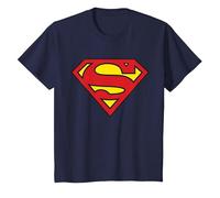 DC Kids Superman Logo Classic T-Shirt, Youth, Navy Blue, 3T