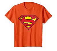 DC Kids Superman Logo Classic T-Shirt, Youth, Orange, Large