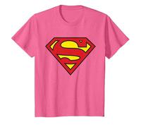 DC Kids Superman Logo Classic T-Shirt, Youth, Pink Heather, 2T