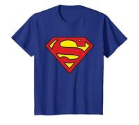 DC Kids Superman Logo Classic T-Shirt, Youth, Royal Blue, Medium