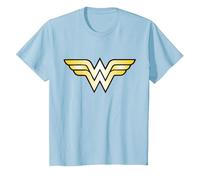 DC Kids Wonder Woman Logo Classic T-Shirt, Youth, Baby Blue, Medium