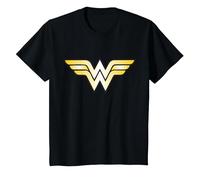 DC Kids Wonder Woman Logo Classic T-Shirt, Youth, Black, 2T