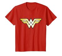 DC Kids Wonder Woman Logo Classic T-Shirt, Youth, Red, X-Small