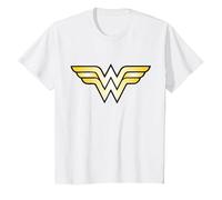 DC Kids Wonder Woman Logo Classic T-Shirt, Youth, White, 3T