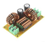DC LC Filter 10A 50V for emi Noise Suppressor for Audio Car - Electromagnetic Cleaner Power Supply Module Blue ABS Case(20A)