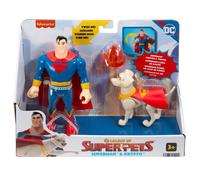 DC League of Super-Pets Superman and Krypto Figure Set