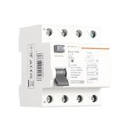 DC Leakage Circuit Breaker 10KA 1P+N 2P 4P 2-Pole 4-Pole 40A 63A 30mA B Type 6mA EV EVSE 220V EKL6-100B(4P 63A)