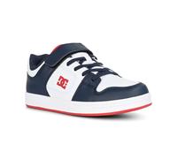 DC Manteca 4 V SN (Youth) Skate Shoes - White/Navy/Red