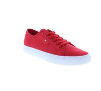 DC Manual ADYS300591-RED Mens Red Canvas Skate Inspired Trainers Shoes