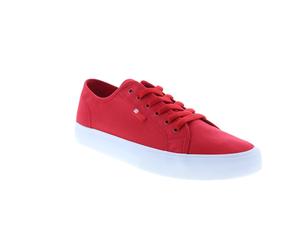 DC Manual ADYS300591-RED Mens Red Canvas Skate Inspired Trainers Shoes