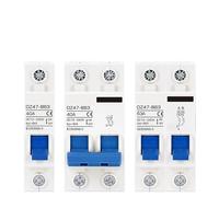 DC MCB 12V-240V DZ47 Circuit Breaker 125A 63A 32A 16A DZ47-63 Power Switch Protector For Battery Car And Generator(2P,B40A)