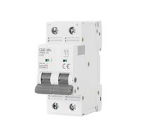 DC MCB 80A 100A 125A 6KA 2P 500VDC Mini Circuit Breaker Din Rail Breakers GYM9-125
