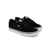 DC Men's Anvil Skateboarding Shoe, Black/White/Black, 11 UK