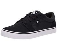 DC Men's Anvil Skateboarding Shoe, Black/White/Black, 11 UK