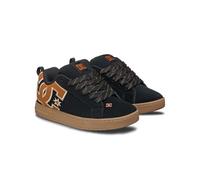 DC Men's Court Graffik Skate Shoe, Black/Brown/Gum, 8.5 UK