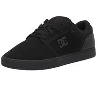 DC Men's Crisis 2 Skate Shoe, Black/Black/Black, 8.5 UK