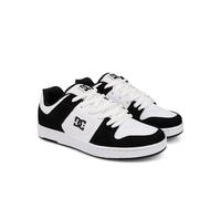 DC Mens Men's Manteca 4 Low Skate Shoe, Black/White, 14