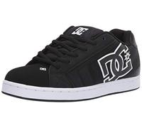 DC Men's Net Skate Casual Shoe Skateboarding, Black/Black/White, 10 UK
