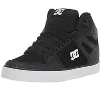DC Men's Pure High Top Wc Skate Shoe, Black/Black/White, 17 UK
