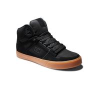 DC Men's Pure High Top Wc Skate Shoes Casual Sneakers, Black/Gum, 6.5 UK