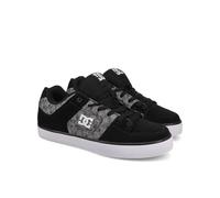 DC Men's Pure Skate Shoe, Black/Grey, 12 UK