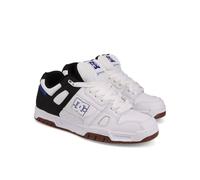 DC Men's Stag Skate Shoe, White/Black/Blue/Gum, 9.5 UK