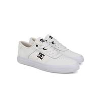 DC Men's Teknic Skate Shoe, White/Black, 10.5 UK