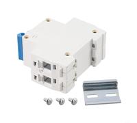 DC Miniature Circuit Breaker 2 Pole 1000V 32A Isolator Switch with Thermal Trip Technology for Solar PV and DC Power Systems, White(25A)