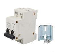 DC Miniature Circuit Breaker 2 Pole 1000V 32A Isolator Switch with Thermal Trip Technology for Solar PV and DC Power Systems, White(10A)