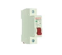 DC Miniature Circuit Breaker 63A 500V 1 Pole, DIN Rail Mount DC Circuit Breaker for Battery and Solar System