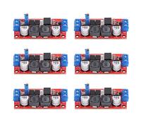 DC Module Voltage Regulator Adjustable Power Board High Current 5V to 38V Input 1.25V to 36V Output for DIY Electronics Projects Compact Size 6PCS