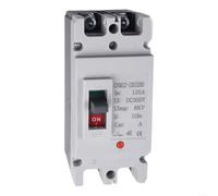 DC Molded Case Circuit Breaker MCCB, Solar Power Molded Case Circuit Breaker MCCB 2P 100/125/160A 600V DC For Photovoltaic System Short Circuit Overload Protection (125A)