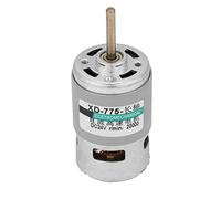 Dc Motor, 12V/ 24 10000 RPM/20000 RPM 775 Motor High Speed Gear Motor High Power Torque Electric Micro Speed Geared Motor Extension Shaft(24V)