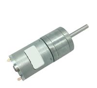 DC Motor 12V Gear Motor Extension Shaft 25MM Geared Motor 6V 25GA370 1Pcs(280RPM_6V)
